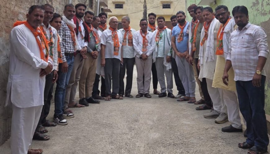 भाजपा मंडल लक्ष्मणगढ़ में विकसित भारत के संकल्प से सिद्धि तक कार्यक्रम ,बैठक का हुआ आयोजन