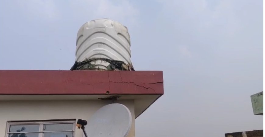 आकाशीय बिजली गिरने से मचा हड़कंप भारी नुकसान