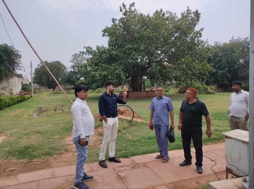 अन्तर्राष्ट्रीय योग दिवस की तैयारियां जोरों पर ,योगस्थल का लिया जायजा