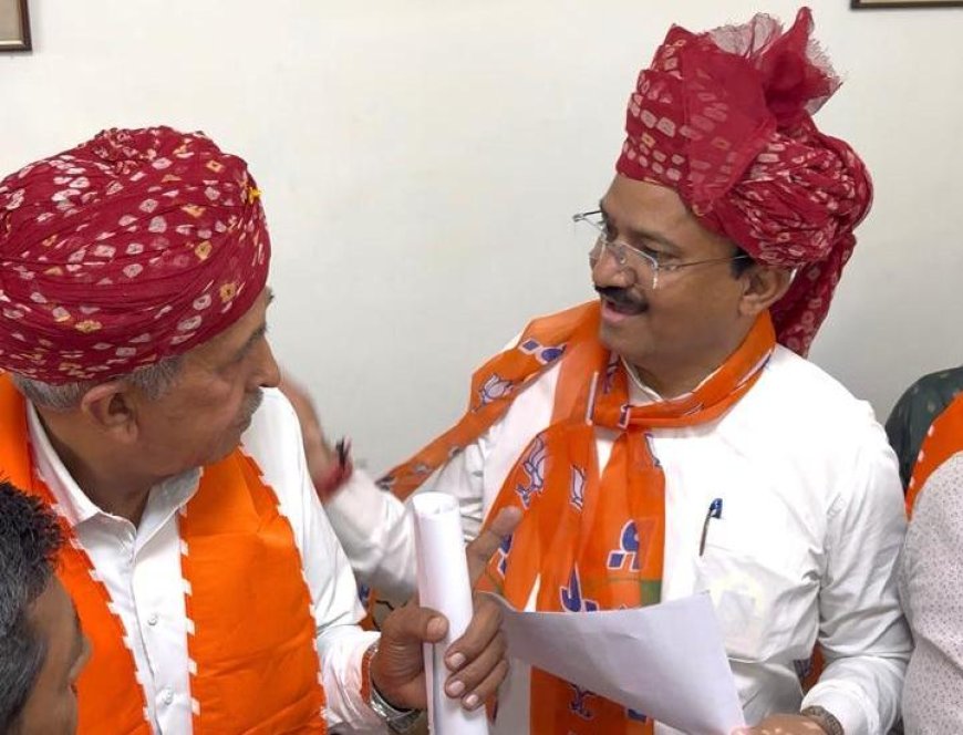 जालोर एवं सिरोही केंद्रीय बस स्टैंड को पीपीपी मोड करने को लेकर सांसद चौधरी ने उप मुख्यमंत्री बैरवा को सौंपा पत्र