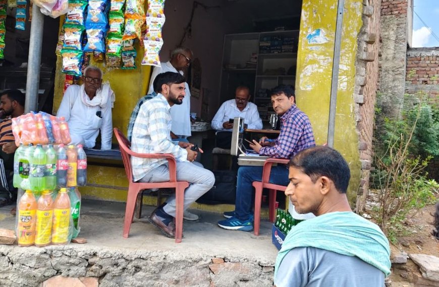 कुषि विभाग द्वारा महनपुर में अवैध रुप से विक्रय के लिये लाये गये 120 यूरिया के बैग किए जब्त