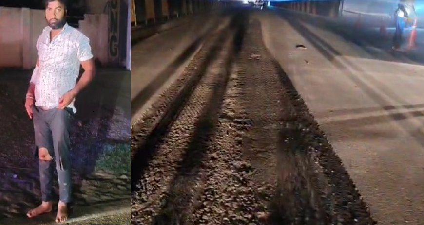 अलवर-रामगढ़ हाईवे पर 20 से अधिक हादसे, लोग आक्रोशित