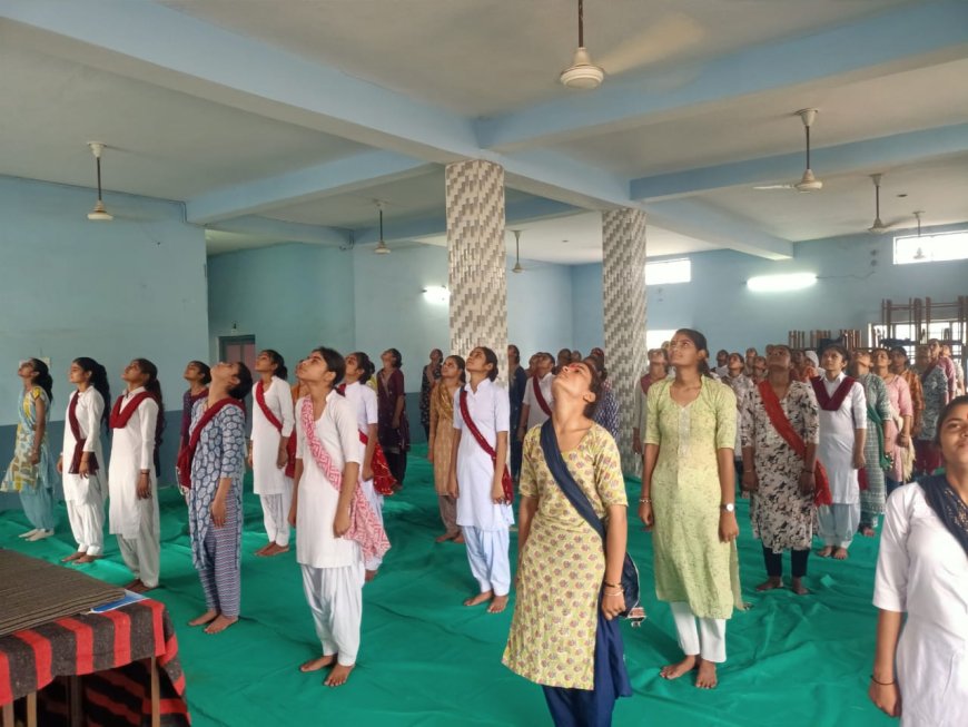 अंतर्राष्ट्रीय योग दिवस पर हुए योग शिविरों के आयोजन