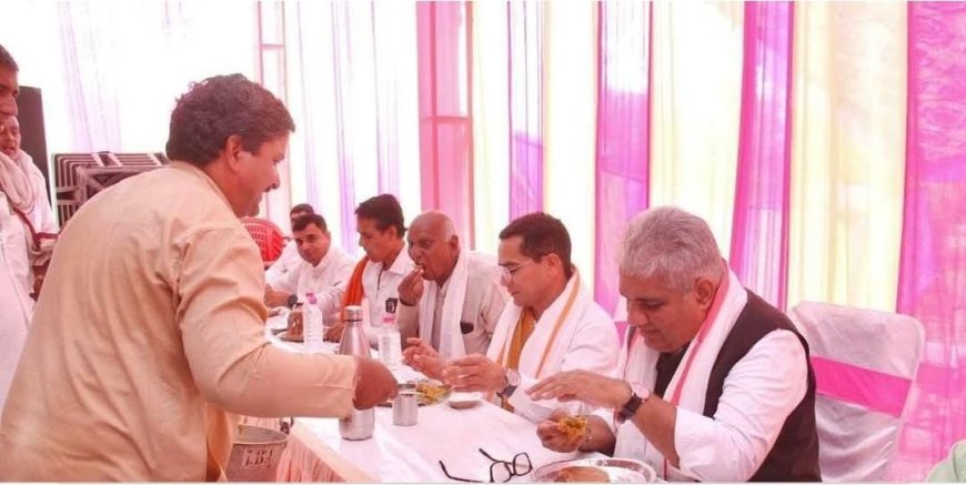 अलवर के राजगढ-लक्षमणगढ क्षेत्र के दौरे पर रहे सांसद व केंद्रीय कैबिनेट मंत्री भूपेन्द्र यादव