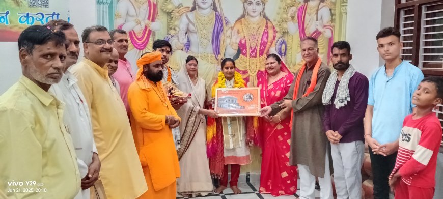 एकादशी पर दंडौती व निशान के साथ श्यामेश्वर धाम पहुंचे श्रद्धालू