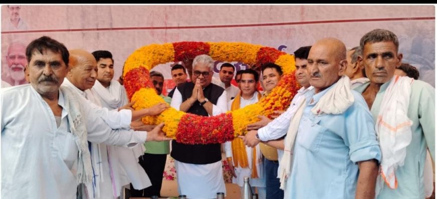 सांसद व केंद्रीय कैबिनेट मंत्री भूपेन्द्र यादव की हो रही है क्षेत्र मे जोरदार प्रशंसा:  घोषणा करने के बाद मात्र 6 घण्टे मे ही पेयजल हेतु 28 लाख रुपए से भी ज्यादा स्वीकृति जारी