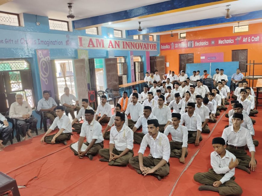 राष्ट्रीय स्वयं सेवक संघ के खंड लक्ष्मणगढ़ का प्रारंभिक शिक्षा वर्ग हुआ संपन्न