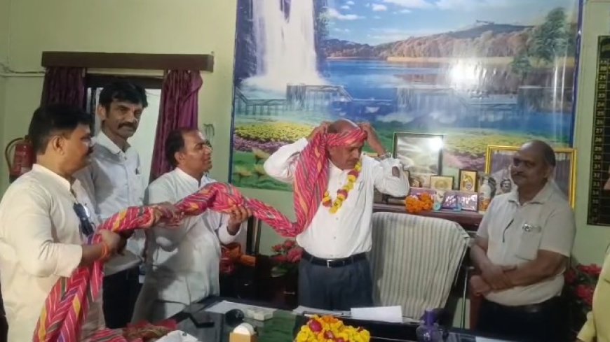 अलवर :- शिक्षक संघ प्रगतिशील ने अधिकारियों ने  किया स्वागत एवं अभिनंदन