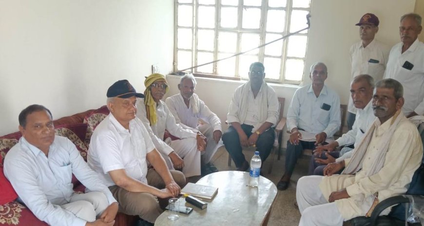 तहसील क्षेत्र के पूर्व सैनिकों की सभा का हुआ आयोजन