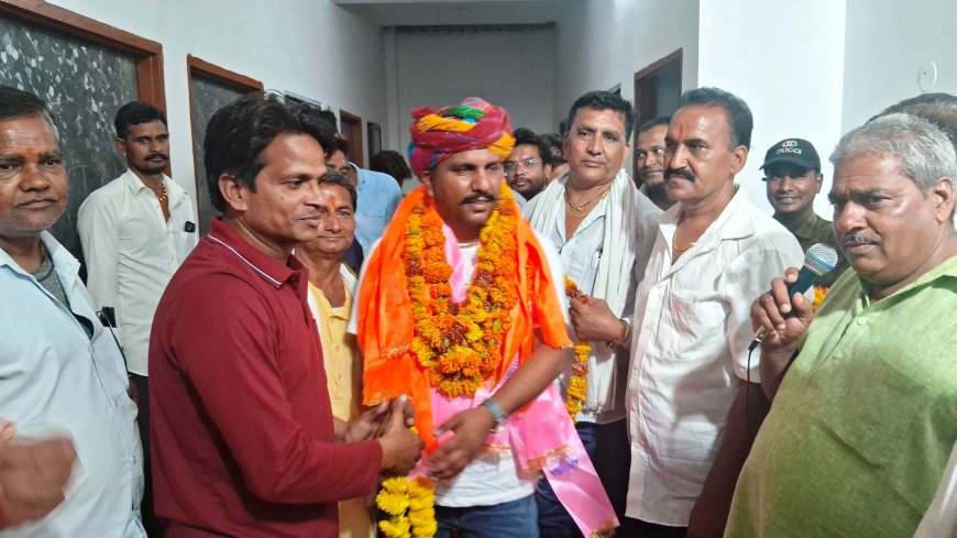 माली (सैनी) युवा महासभा के जिलाध्यक्ष बनने पर उदय लाल माली का किया स्वागत सम्मान