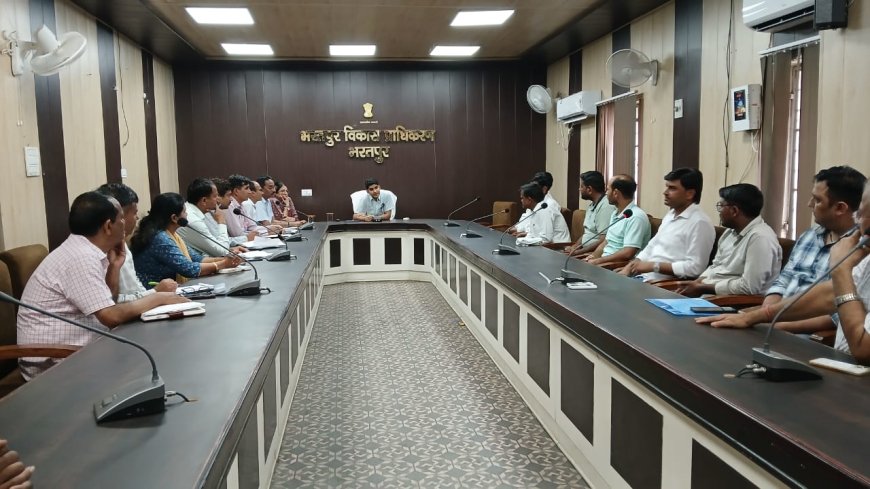 विकास कार्यों को समयबद्ध एवं गुणवत्ता के साथ पूर्ण करें - आयुक्त बीडीए