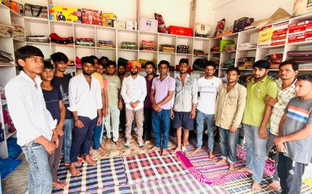 ग्रामवासियों ने किया महासचिव कुलदीप सौगुण का स्वागत