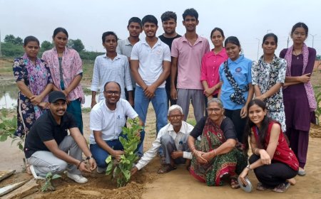 हरियालो राजस्थान के अंतर्गत लगाए 350 पेड़