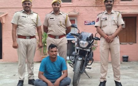 मंदिर में चोरी का शातिर आरोपी गिरफ्तार