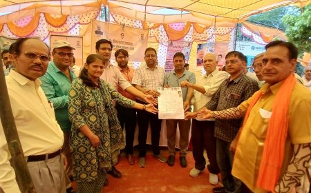 पांच भाईयों का 25 वर्ष से लम्बित भूमि बंटवारा हुआ तो कटुता हुई दूर