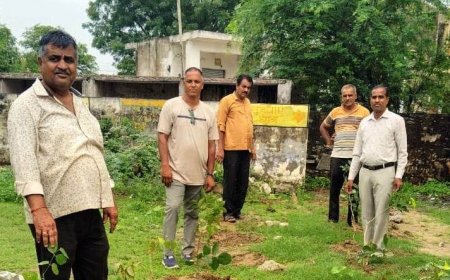 वर्षा काल में पौधारोपण कर पर्यावरण संवर्धन में सहभागी बने