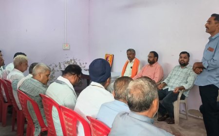 गोविन्दगढ़ कस्बे में  बीजेपी कार्यालय में मनाई गई डॉ. श्यामा प्रसाद मुखर्जी की जन्म जयंती