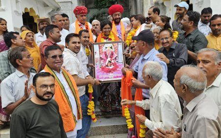 राष्ट्रीय महिला आयोग अध्यक्ष रहाटकर का सिरोही आगमन पर किया भाजपाईयों ने गर्मजोशी से स्वागत