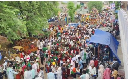 इमाम हुसैन की यादगार में निकाले ताज़िए