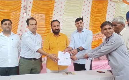 गोविन्दगढ  नगर पालिका मुख्यालय पर हुआ पंडित दीनदयाल उपाध्याय शिविर का आयोजन: विधायक की मौजूदगी में बिजली-पानी समस्या का समाधान, 40 मामलों का निस्तारण