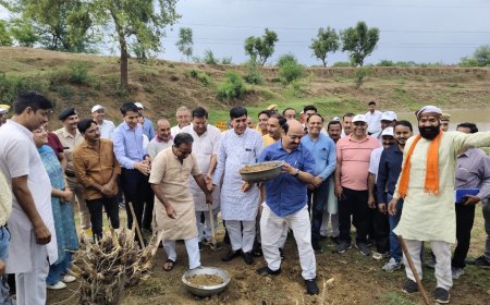 जल संरक्षण में खैरथल-तिजारा का अभूतपूर्व योगदान, ‘वंदे गंगा जल संरक्षण जन अभियान’ में राज्य में 8वां स्थान प्राप्त