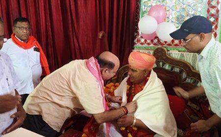 गुरु पूर्णिमा पर खैरथल-तिजारा में संतों का हुआ गरिमामय सम्मान, मुख्यमंत्री का संदेश हुआ समर्पित