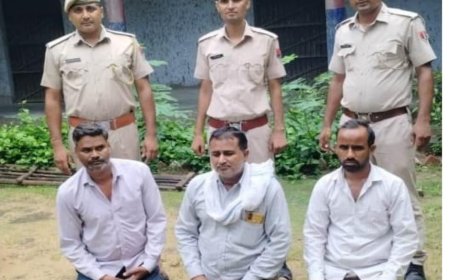 झगड़ा करते हुए 3 व्यक्तियों को किया शांति भंग में गिरफ्तार