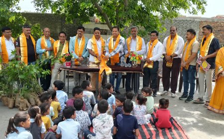 एक बेटी एक पौधा अभियान के अंतर्गत सुमंगल सेवा संस्थान ने रोपे 200 पौधे