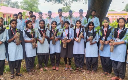 पौधे लगाकर धरती को हरा-भरा करने का लिया संकल्प, पौधारोपण के प्रति लोगों को करेंगे जागरूक