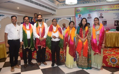 लायन आकाश खंडेलवाल बने लायंस क्लब महवा सिटी के नए अध्यक्ष