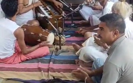 गोपाल दास भगेगा धाम आश्रम पर जारी है रामधुनी का कार्यक्रम