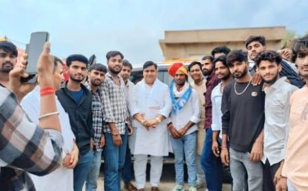 छापोली की पावन धरा पर कांग्रेस प्रदेश अध्यक्ष डोटासरा का जोरदार स्वागत