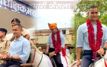 पुलिस अधीक्षक की भावुक विदाई, हुआ नागौर स्थानांतरण