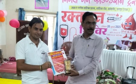 जयपुर में निर्मल मन फाउंडेशन द्वारा विशाल रक्तदान शिविर का आयोजन
