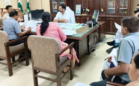 राईजिंग राजस्थान में जिले में हुए एमओयू की प्रगति की समीक्षा बैठक सम्पन्न