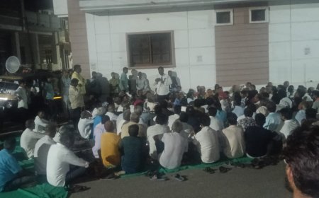 तालाब आगोर भूमी फर्जी पट्टे पर 36 कौम की आम बैठक में लोगों द्वारा आक्रोश टुटा पहाड़ 