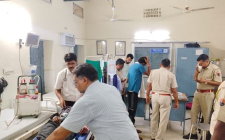 नेशनल हाईवे पर दो बाइकों की आमने-सामने भिड़ंत, एक की मौत, पति-पत्नी गंभीर घायल