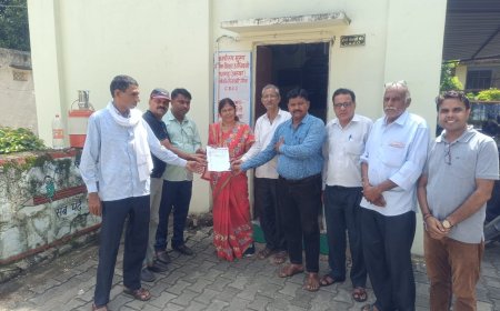 राजस्थान शिक्षक संघ प्रगतिशील ने दिया ज्ञापन