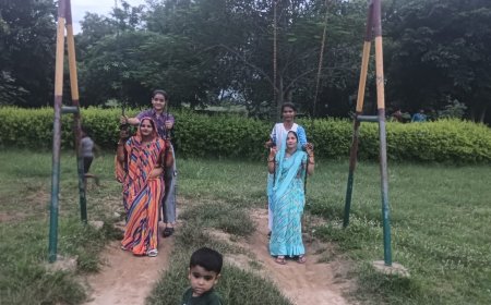 आस्था एवं श्रद्धा भाव से मनाया हर‌ियाली तीज का पर्व