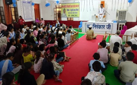 आज के बच्चे आने वाले स्वच्छ एवं निर्मल बुराई रहित समाज की नींव