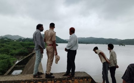 नागदी बांध में लगातार पानी की आवक, प्रशासन अलर्ट मोड पर