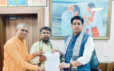 काटली नदी को पुनर्जीवित करने के लिए झुंझुनूं व चूरू के जिला प्रभारी मंत्री अविनाश गहलोत को दिया ज्ञापन