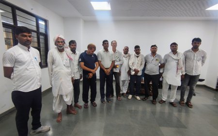 बिचगावा विद्युत करंट से कावड़िया  हादसे को लेकर पिछले आठ दिनों से चल रहा अनशन व धरना हुआ समाप्त