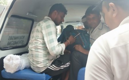 सड़क दुघर्टना में सिक्योरिटी गार्ड की दर्दनाक मौत