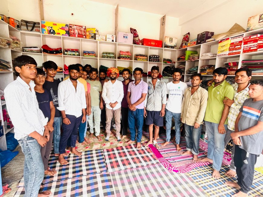 ग्रामवासियों ने किया महासचिव कुलदीप सौगुण का स्वागत