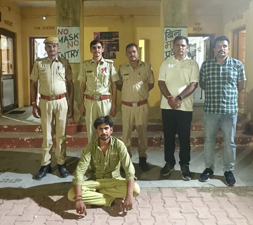 ऑपरेशन सपोलिया के तहत थाना तखतगढ़ की सबसे बड़ी कार्यवाही, अवैध मादक पदार्थ गांजा बरामद