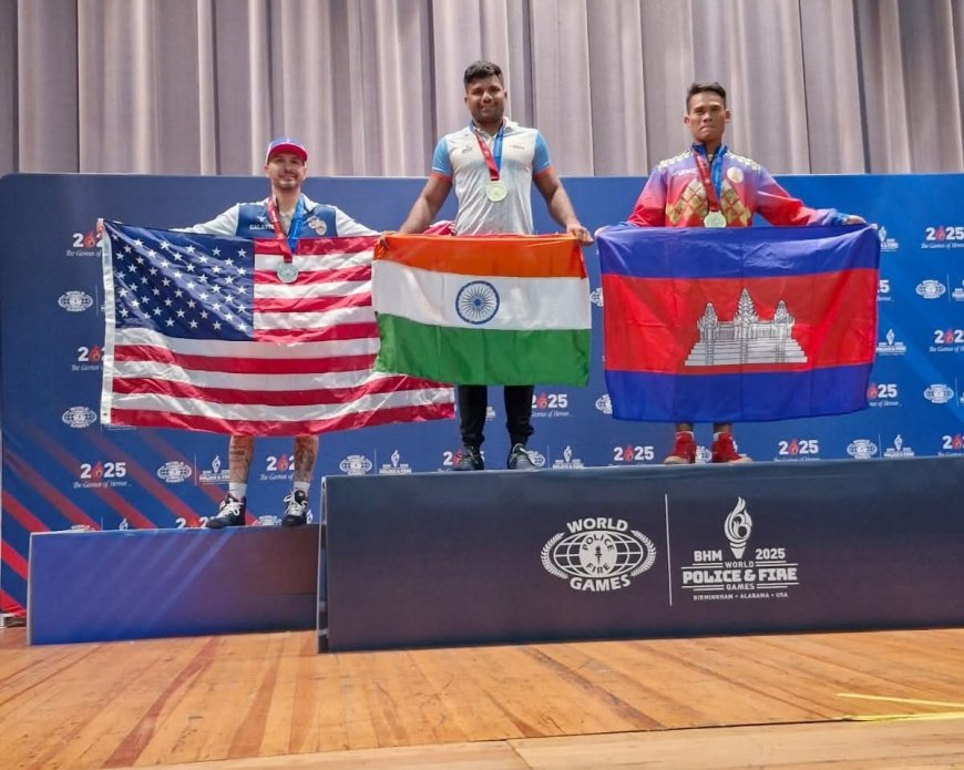 राजस्थान पुलिस के जाबाज सिपाही छगन मीणा बने भारत का गौरव