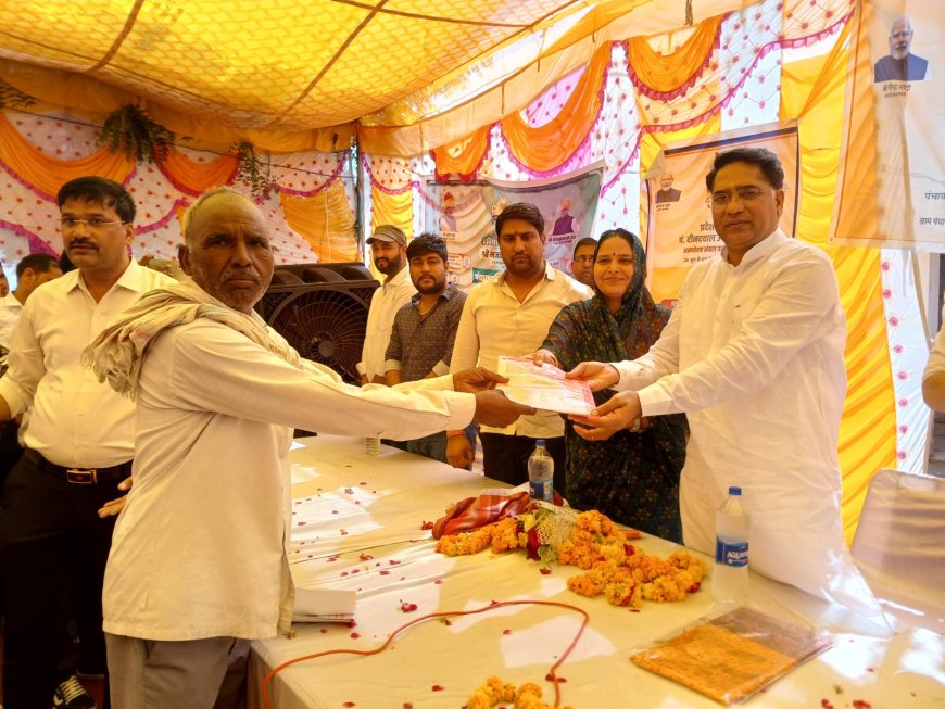 अंत्योदय संबल शिविरों में आमजन को घर बैठे मिल रहा है योजनाओं का लाभ