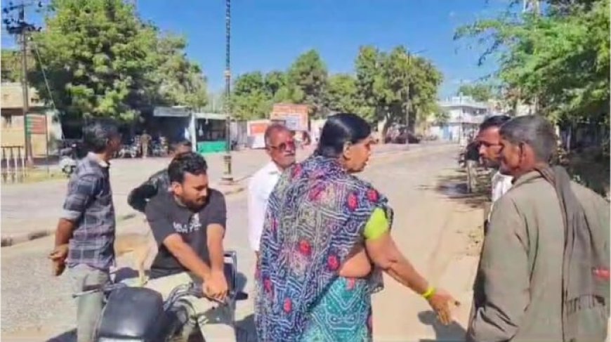 तालाब की आगोर भूमी फर्जी पट्टा प्रकरण को लेकर पूर्व पालिका अध्यक्ष रावल पहुंची एसपी दफ्तर, लगाई निष्पक्ष जांच की गुहार 