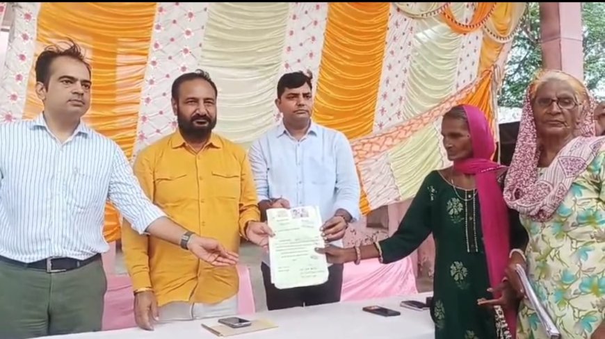 गोविन्दगढ  नगर पालिका मुख्यालय पर हुआ पंडित दीनदयाल उपाध्याय शिविर का आयोजन: विधायक की मौजूदगी में बिजली-पानी समस्या का समाधान, 40 मामलों का निस्तारण